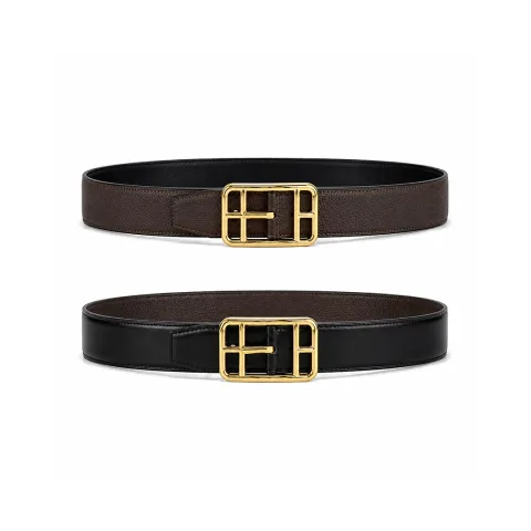 에르메스 Cape Cod 32 리버서블 벨트 32mm 골드 브라운 블랙 · 1