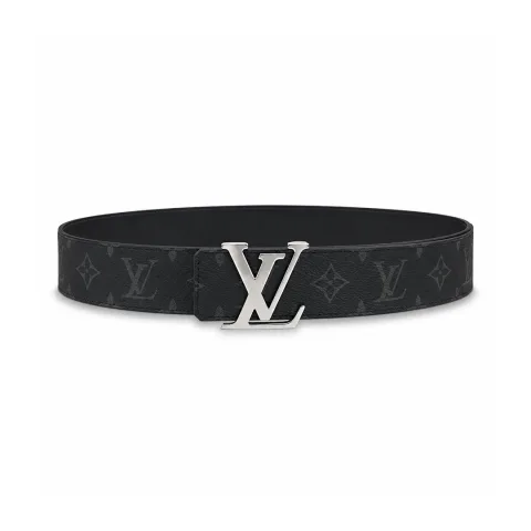 루이비통 LV 이니셜 리버서블 블랙 벨트 40mm 실버 · 1