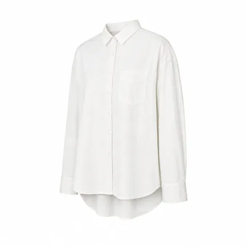발렌시아가 오버사이즈 백로고 셔츠 화이트 (정라) · 1