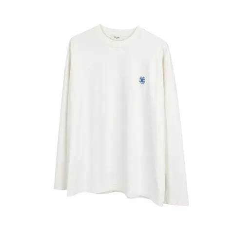 셀린느 롱 슬리브 루즈 티셔츠 화이트 (정라) · 1
