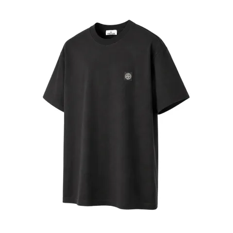 스톤아일랜드 Compass 패치 슬림핏 티셔츠 블랙 (정라) · 1