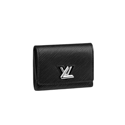 루이비통 트위스트 XS 월릿 에피 블랙 실버 M63322 · 1